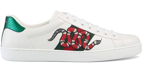 gucci ace sequin snake sneakers|Gucci ace embroidered snake sneakers.